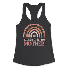 Lucky to be a Mother Women’s Bohemian Rainbow Mother's Day product - Black