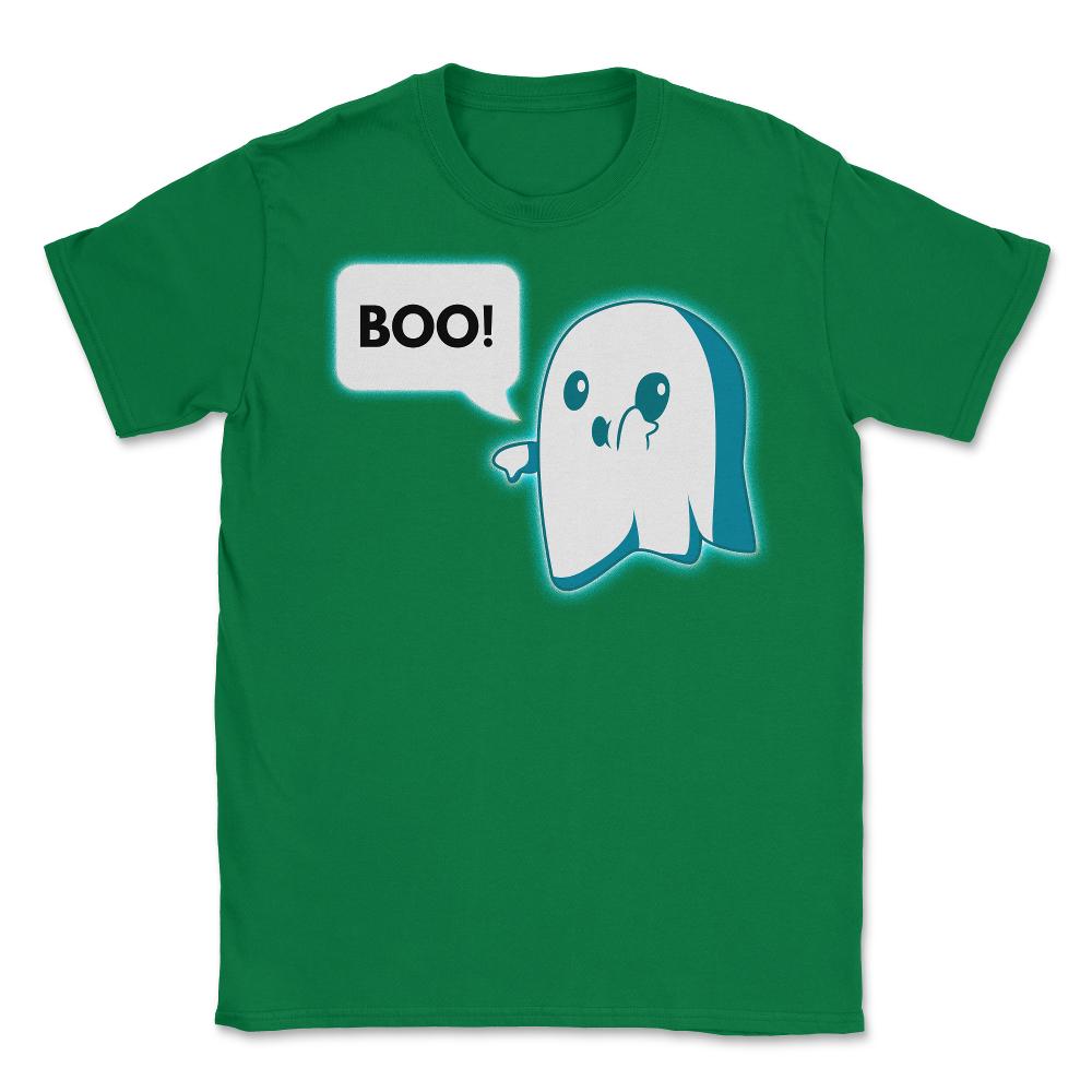 Ghost of disapproval Funny Halloween Unisex T-Shirt - Green