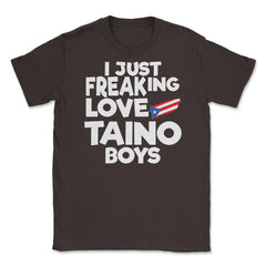 I Just Freaking Love Taino Boys Souvenir design Unisex T-Shirt - Brown