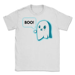 Ghost of disapproval Funny Halloween Unisex T-Shirt - White