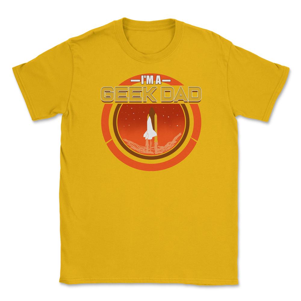 Geek Dad Unisex T-Shirt - Gold