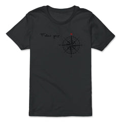 Follow your North Inspirational & Motivational product Gifts - Premium Youth Tee - Black