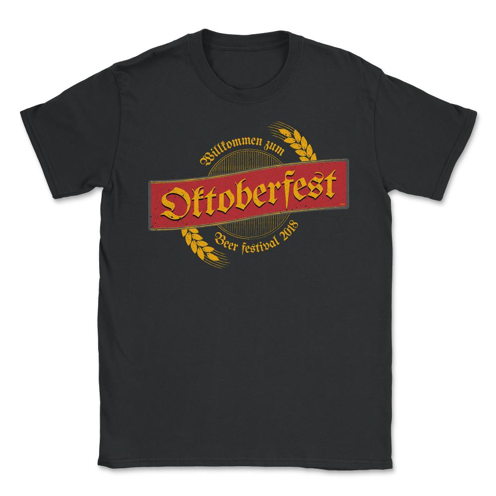 Octoberfest Beer Festival 2018 Shirt Gifts T Shirt Unisex T-Shirt - Black