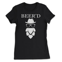 Beer'd Beard and Beer Funny Gift design - Women's Tee - Black