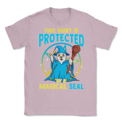 This Shirt is Protected by Magical Seal Halloween Unisex T-Shirt - Light Pink