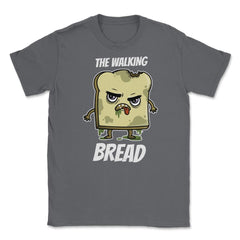 The Walking Bread Funny Halloween Kawaii Zombie Unisex T-Shirt - Smoke Grey