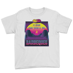 I Love the Smell of BBQ Funny Vaporwave Metaverse Look product Youth - White