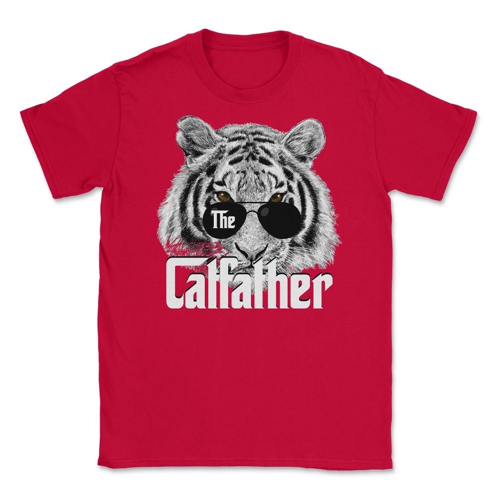 The Catfather2 Unisex T-Shirt - Red