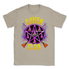 Coven Club for Witches Witchcraft Occult Pentagram Unisex T-Shirt - Cream
