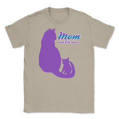 Mom & Cat Lover Unisex T-Shirt - Cream