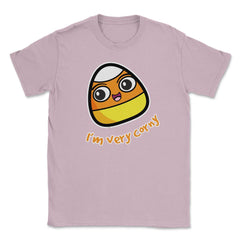 I'm very corny Candy Corn Halloween Humor T Shirts Gifts Unisex - Light Pink