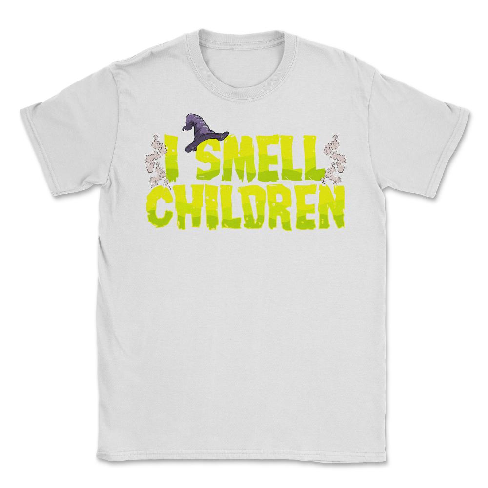 I Smell-Children Funny Halloween Words Unisex T-Shirt - White
