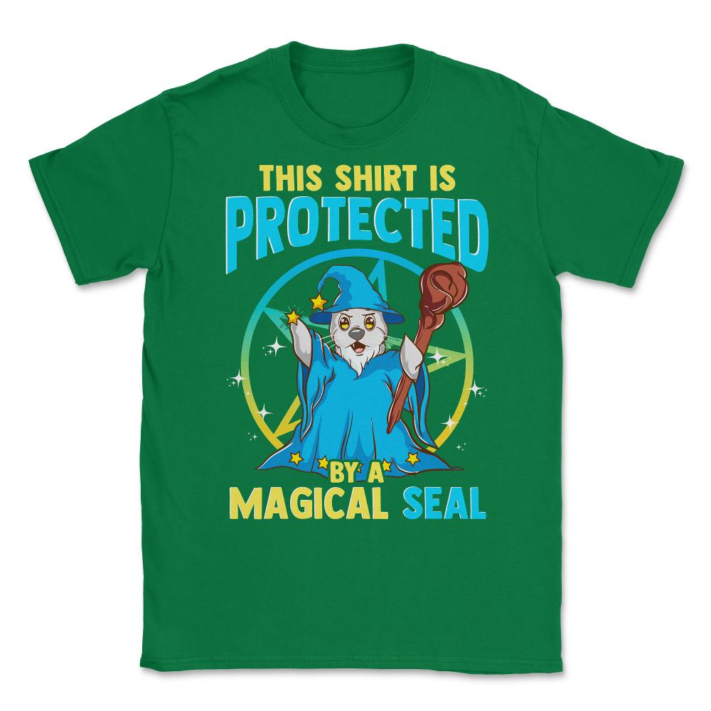 This Shirt is Protected by Magical Seal Halloween Unisex T-Shirt - Green