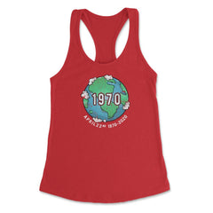 Earth Day 50th Anniversary 1970 2020 Gift for Earth Day graphic - Red