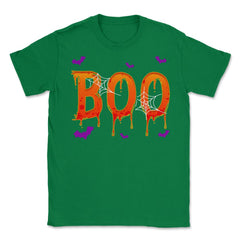 Boo Bees Halloween Ghost Bees Characters Funny Unisex T-Shirt - Green