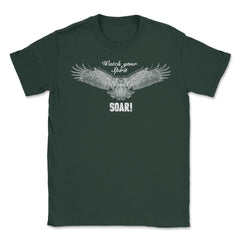 Watch your Spirit Soar Unisex T-Shirt - Forest Green
