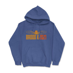 Cicada Brood X 2021 Reemergence Theme Minimalist product Hoodie - Royal Blue