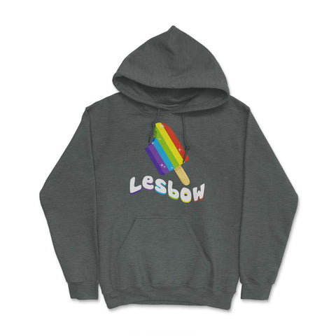 Lesbow Rainbow Ice cream Gay Pride Month t-shirt Shirt Tee Gift Hoodie - Dark Grey Heather
