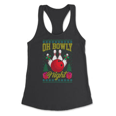 Oh Bowly Night Bowling Ugly Christmas design Style product Women's - Black