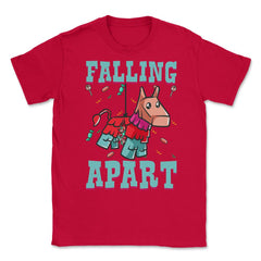 Cinco de mayo Funny Falling Apart Pinata product Unisex T-Shirt - Red