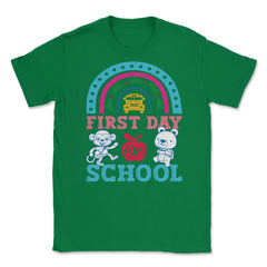 Welcome Back To School First Day of School Teachers & Kids print - Green