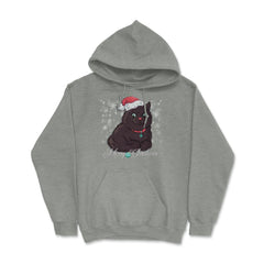 Merry Christmas Cat Funny Humor T-Shirt Tee Gift Hoodie - Grey Heather
