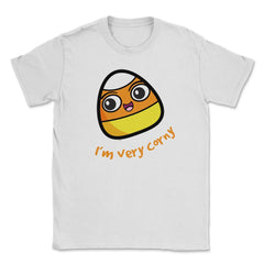 I'm very corny Candy Corn Halloween Humor T Shirts Gifts Unisex - White