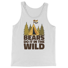 Bear Brotherhood Flag Bears Do It In The Wild Gay Pride design - Tank Top - White