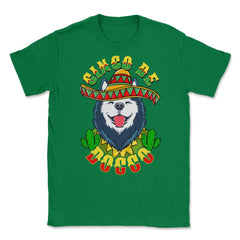 Cinco de Doggo Funny Siberian Husky Dog for Cinco de Mayo graphic - Green