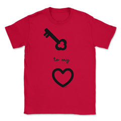Key to my Heart Unisex T-Shirt - Red