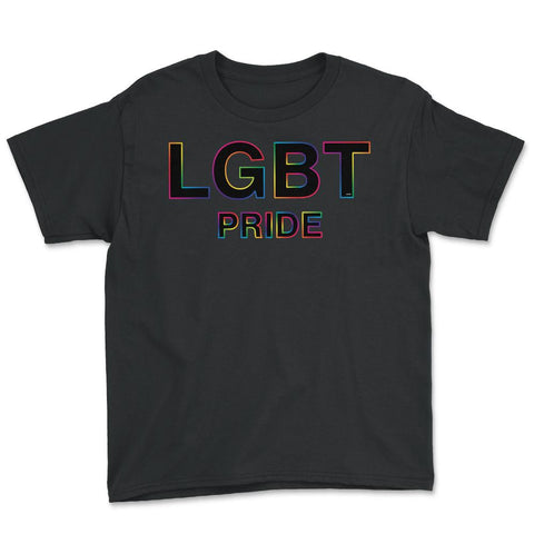 LGBT Pride Gay Pride Month t-shirt Shirt Tee Gift Youth Tee - Black