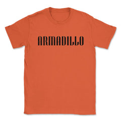 Armadillo Otaku Anime Vintage by DOTC Unisex T-Shirt - Orange