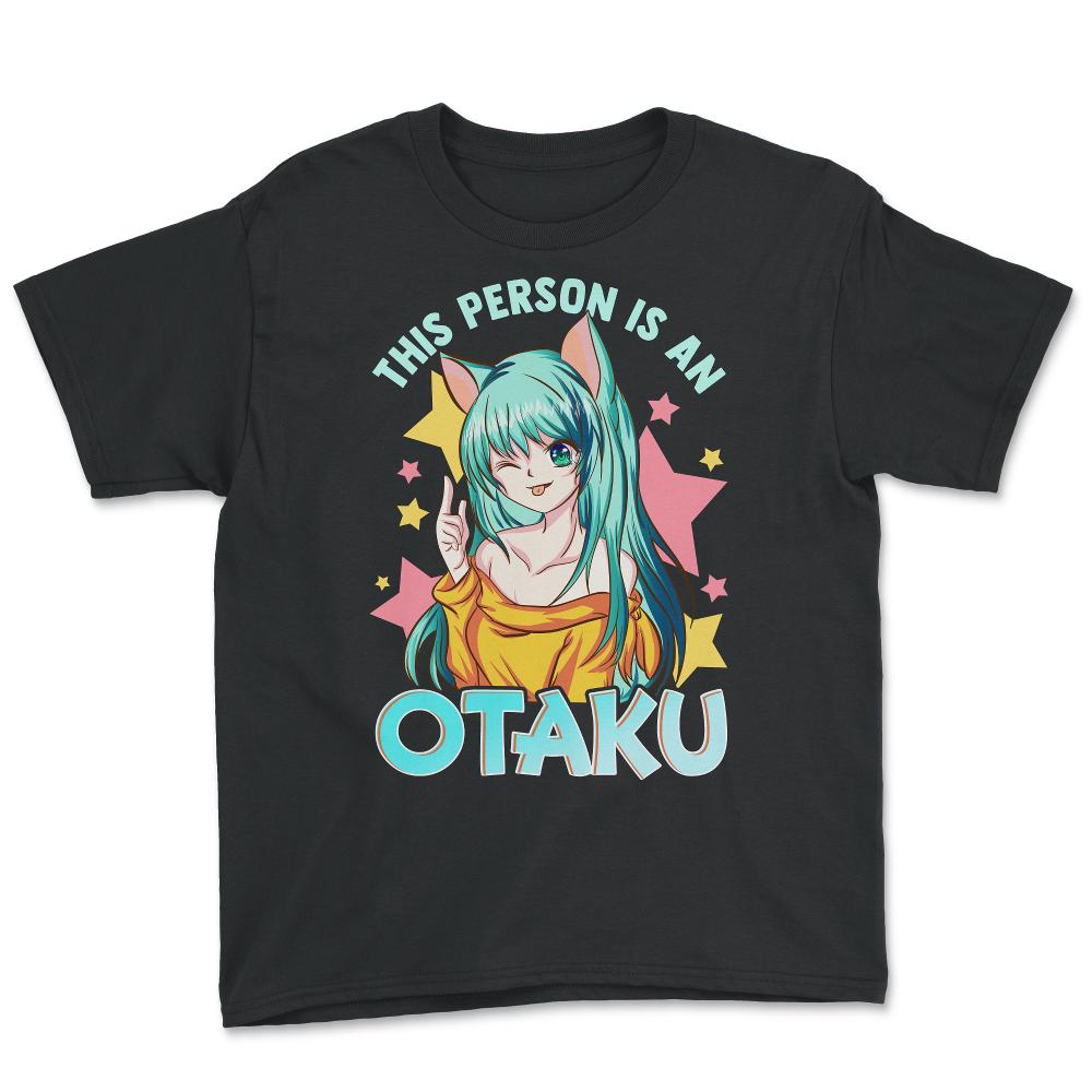 This Person is an Otaku Anime Gift product - Youth Tee - Black