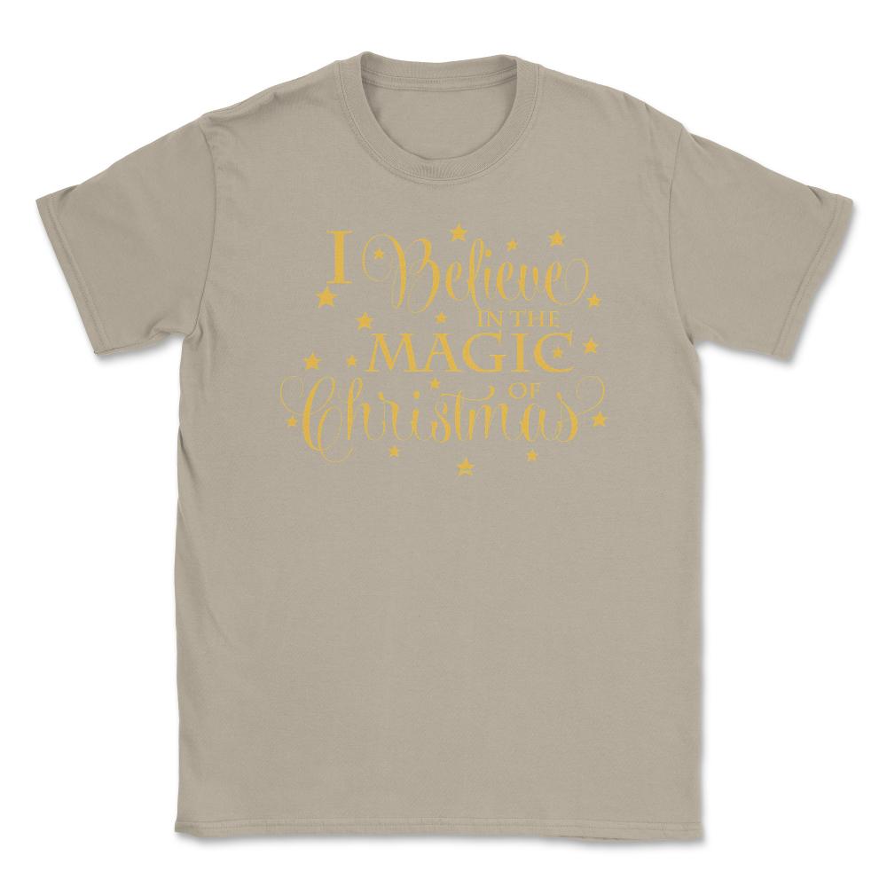 I Believe in the Magic of XMAS T-Shirt Tee Gift Unisex T-Shirt - Cream