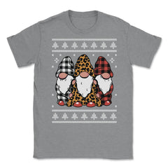 Christmas Gnomes Ugly XMAS design style Funny product Unisex T-Shirt - Grey Heather