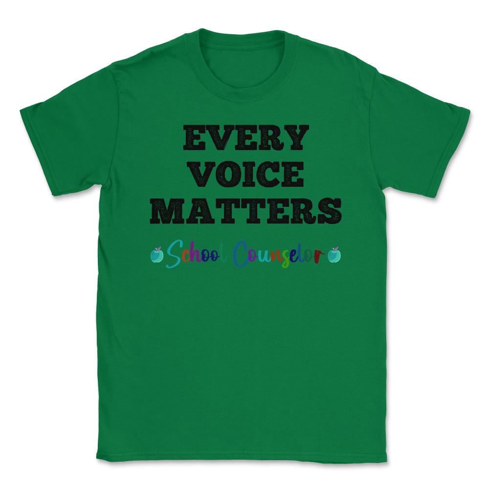 School Counselor Appreciation Every Voice Matters Students product - Green
