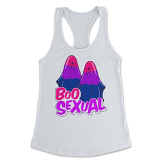Boo Sexual Bisexual Ghost Pair Pun for Halloween print Women's - White
