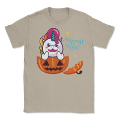 Magical Night! Halloween Unicorn Shirt Gifts Unisex T-Shirt - Cream