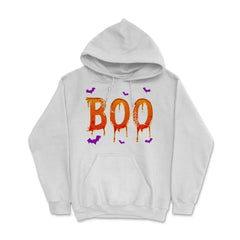 Boo Bees Halloween Ghost Bees Characters Funny Hoodie - White