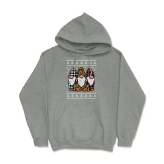 Christmas Gnomes Ugly XMAS design style Funny product Hoodie - Grey Heather
