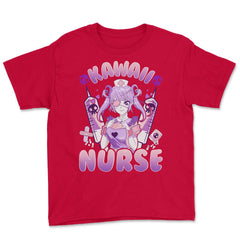 Anime Girl Nurse Design Gift product Youth Tee - Red