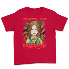 RETRO Style/ANIME Crying Girl Character Manga Gift product Youth Tee - Red