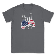 Patriotic Mode Gamer T-Shirt Tee Shirt Gift Unisex T-Shirt - Smoke Grey