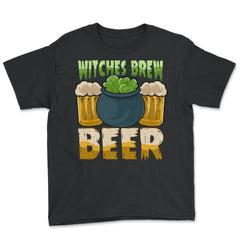 Halloween Witches Brew Beer Costume Design product Youth Tee - Black