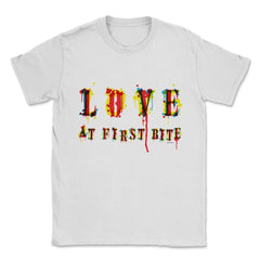 Love at First Bite Unisex T-Shirt - White