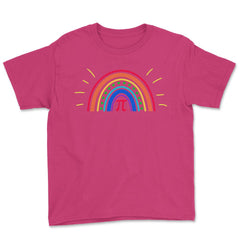 Bohemian Rainbow & Pi Symbol For A Happy PI Day Math Teacher graphic - Heliconia