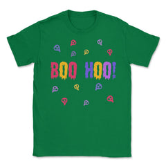 Boo Hoo! Halloween costume T Shirt Tee Gifts Unisex T-Shirt - Green