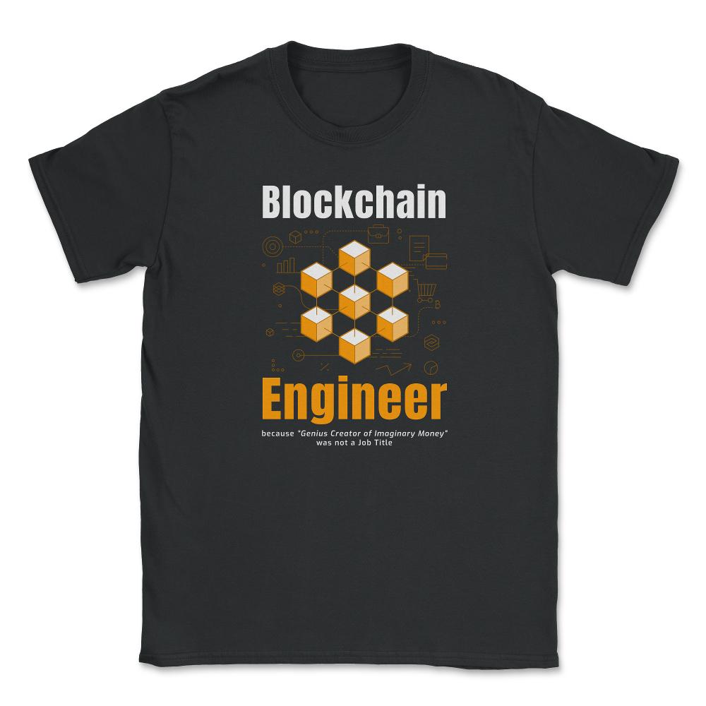 Blockchain Engineer Definition For Bitcoin & Crypto Fans product - Black