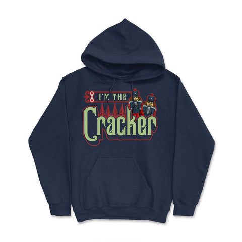 I’m The Cracker Funny Matching Xmas Design For Her graphic Hoodie - Navy