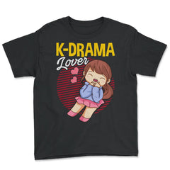 K Drama Lover Korean Drama Funny print - Youth Tee - Black